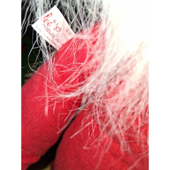 HUGE Vintage Annalee Christmas Santa & Mouse Plush Figurines 18" & 14" Handcraft - Picture 11 of 16